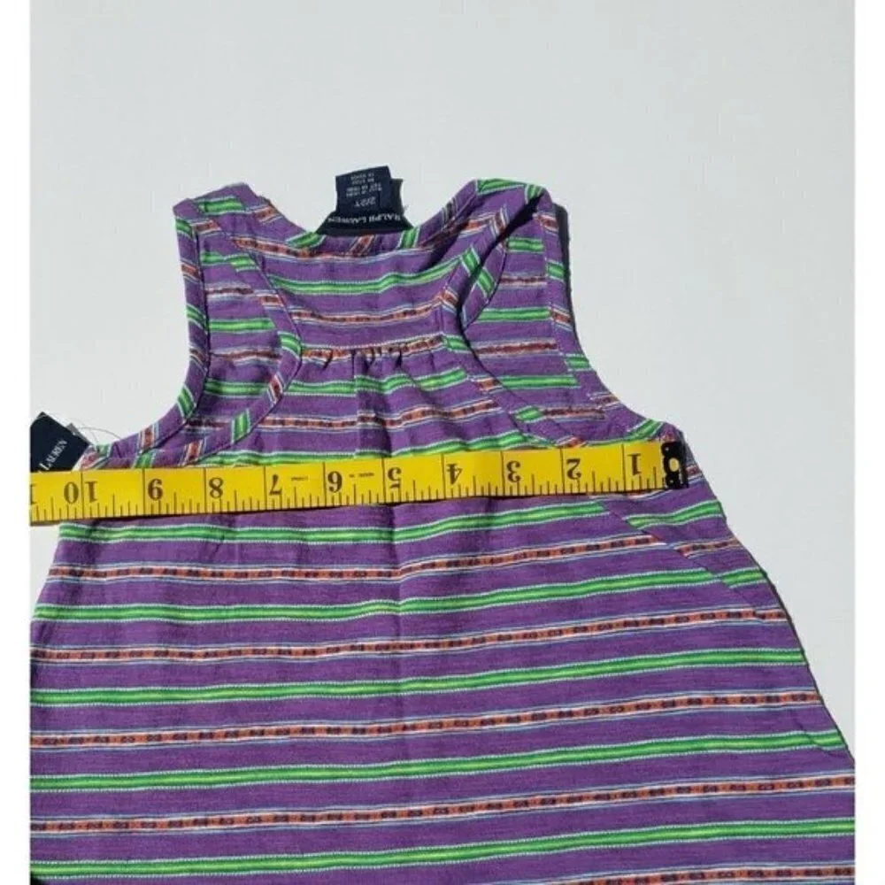 Ralph Lauren swing top size 2 / 2T toddler girl purple stripes